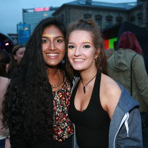 Bastille fans at Belsonic. Tuesday 25th August 2015. Liam McBurney/RAZORPIX