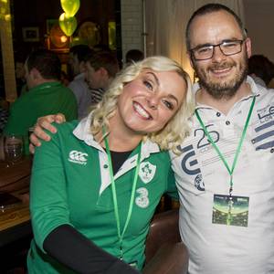 Irish rugby fans out to watch Ireland play their World Cup opener against Canada The Albany for a Special VIP event hosted by Heineken. Saturday 19 September 2015 by Liam McBurney/RAZORPIX
